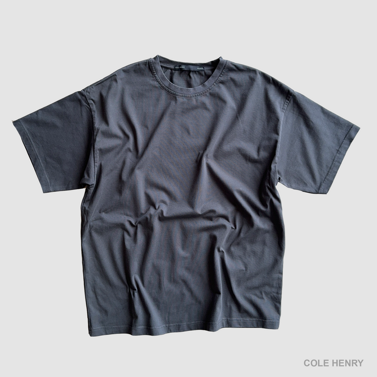 Blank Tee Charcoal