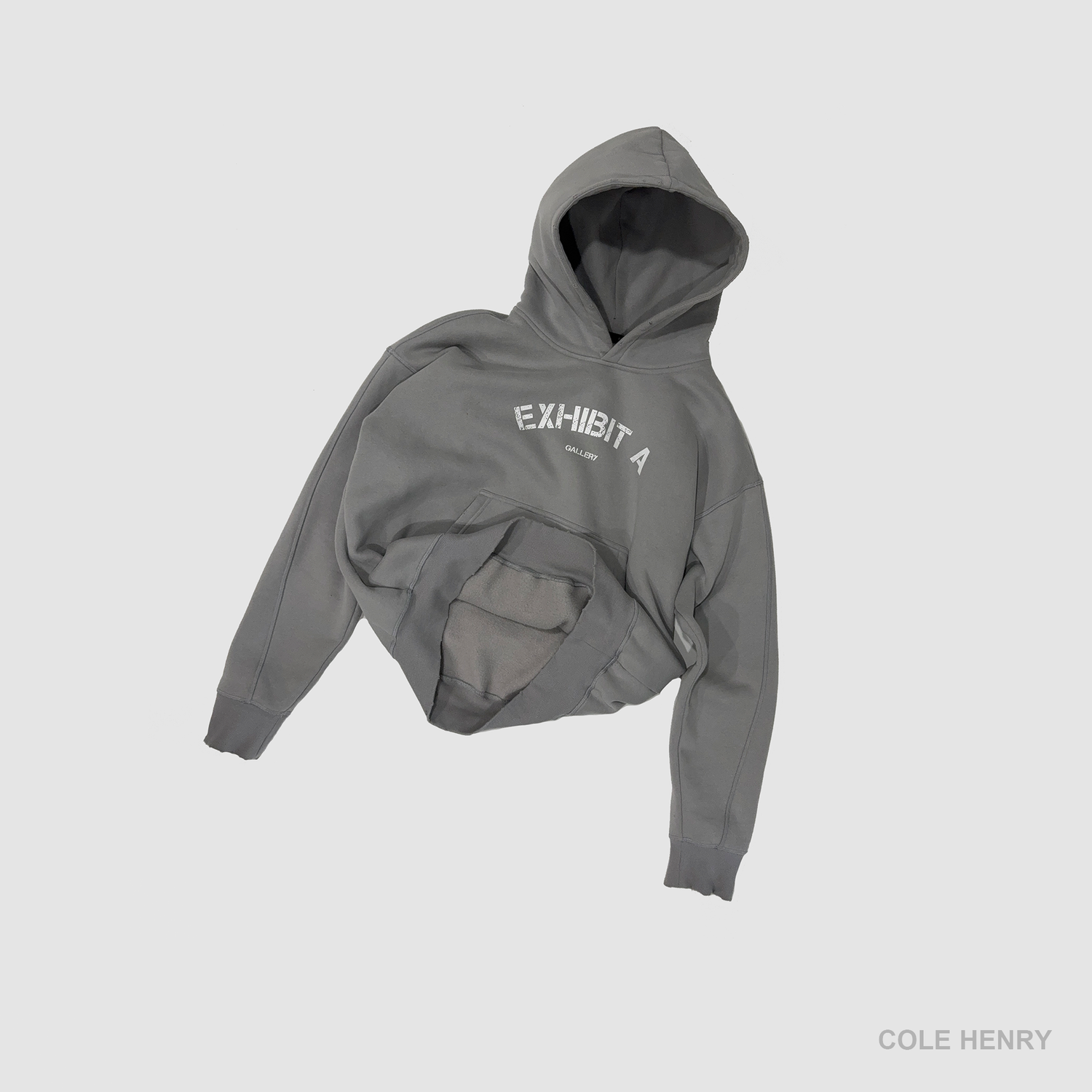 Stone grey online hoodie