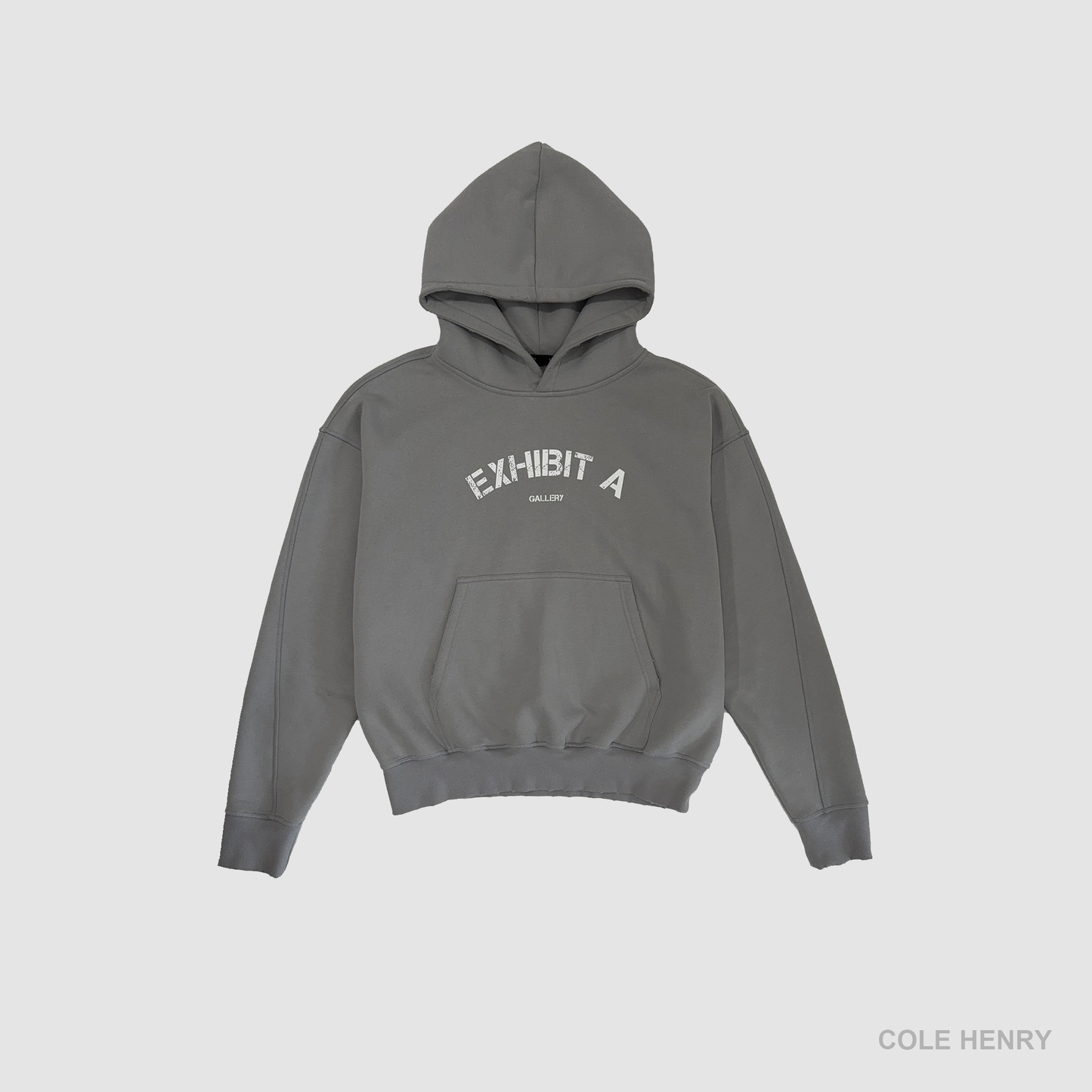 Exhibit A Hoodie Stone Grey – Cole Henry