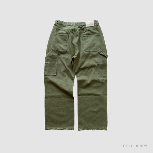 Carpenter Pants Olive - Second Image