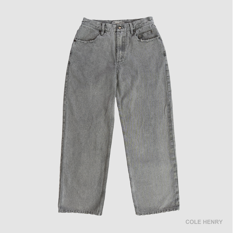 Washed Denim Jeans Ash STANDARD