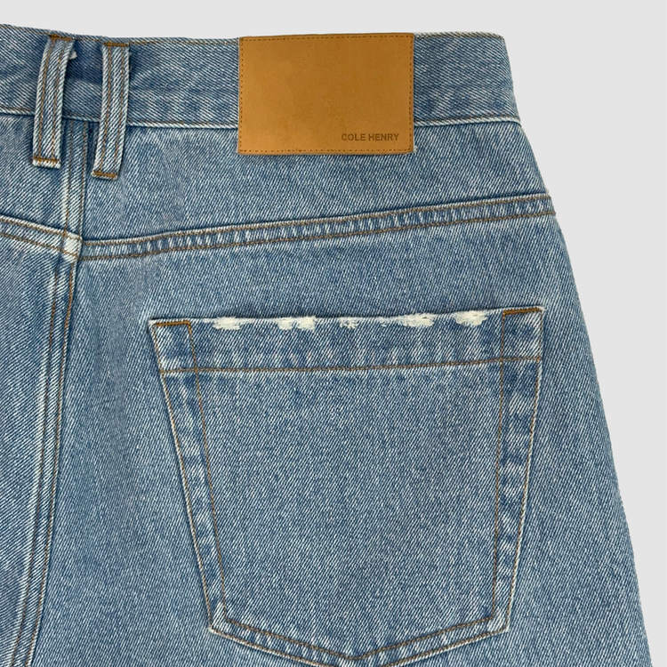 Washed Denim Jeans Ash STANDARD